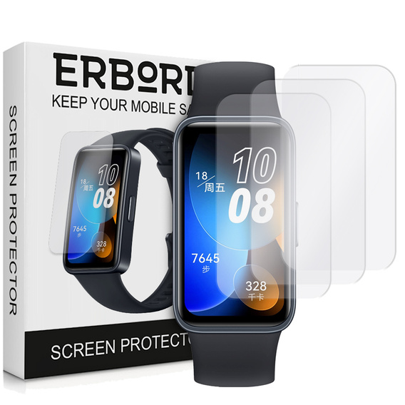 3x ERBORD hydrogel film for Huawei Band 8