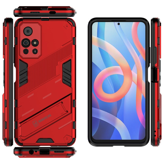 Case for Xiaomi Poco M4 Pro 5G / Note 11S 5G, Military kickstand, blue
