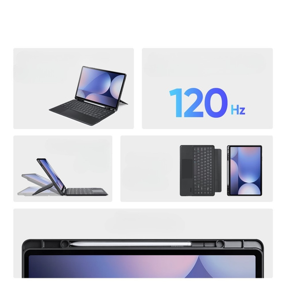 Keyboard case for Samsung Galaxy Tab S8 Ultra / S9 Ultra / S10 Ultra, Dux Ducis DK Series, black