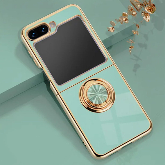 Case for Samsung Galaxy Z Flip 5 5G, Electro Ring, mint