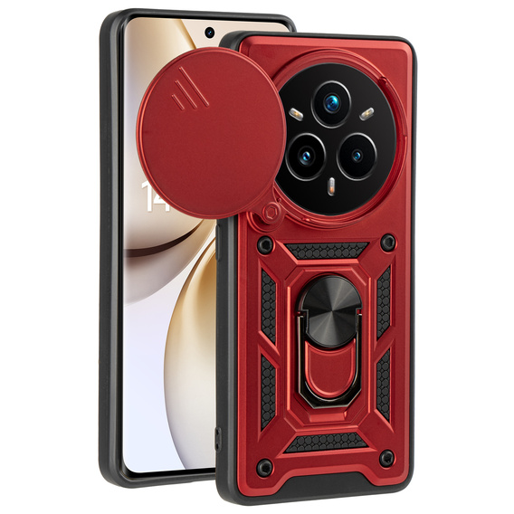 Case for Realme 14 Pro 5G, CamShield Slide, red