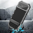 Armored case for iPhone 16E, R-JUST, silver