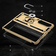 Armor Case for Samsung Galaxy Z Fold 4 5G, Nox Case Ring, gold