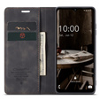 CASEME case for Samsung Galaxy A04S / A13 5G, Leather Wallet Case, black