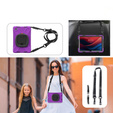 Children's case for Lenovo Tab M11, armored with strap, purple