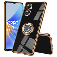 Case for Oppo A17, Electro Ring, black
