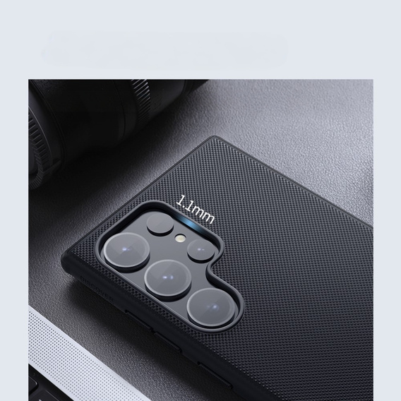 NILLKIN Case for Samsung Galaxy S24 Ultra, Frosted Shield, for MagSafe, black