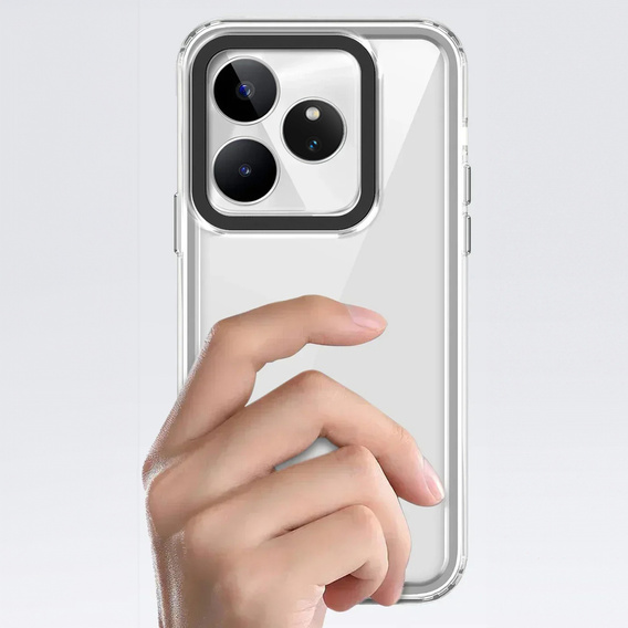 Case for Realme GT 6 / 6T, Fusion Hybrid, transparent