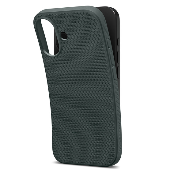 Spigen Liquid Air Case for iPhone 17, Abyss Green