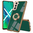 Case for Samsung Galaxy S22+ Plus, Electro Ring, green
