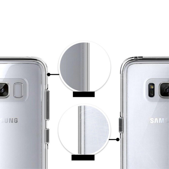 Case for Samsung Galaxy S8 Plus, Fusion Hybrid, transparent