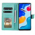 Flip case for Xiaomi Redmi Note 11/11S, Mandala, green