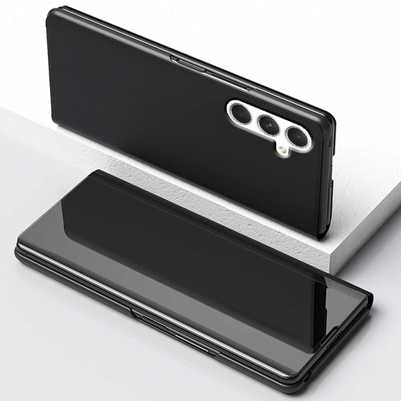 Case for Samsung Galaxy A54, Clear View, black