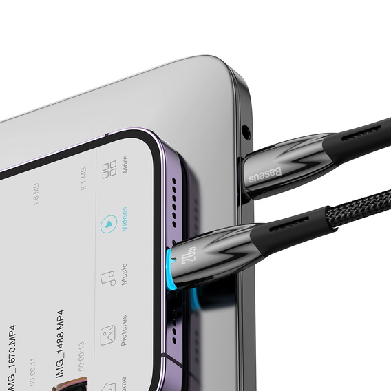 Baseus Glimmer USB-C to Lightning 20W 2m cable for iPhone