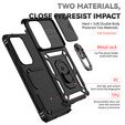 Armoured case with stand and lens cover for Samsung Galaxy S26 Ultra