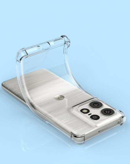Case for Motorola Edge 50 Pro, Dropproof, transparent