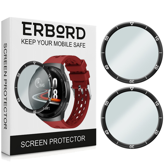 2x ERBORD Hybrid Glass for Huawei Watch GT 2e