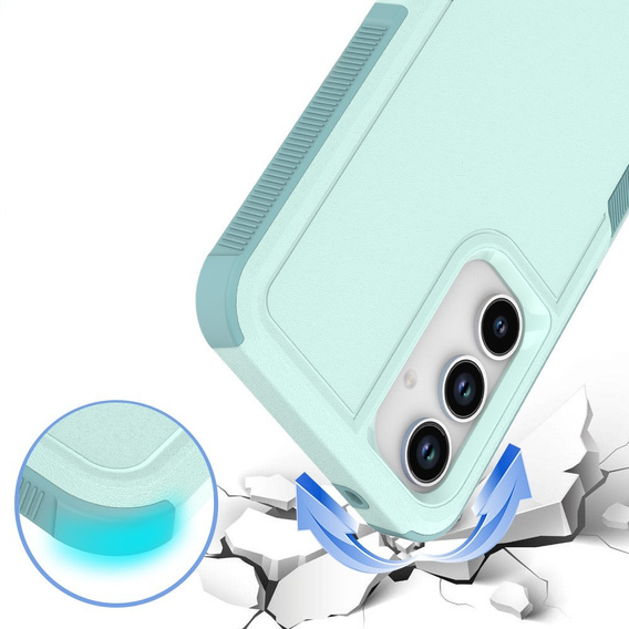 Armored Case for Samsung Galaxy A56 5G, Dual Shockproof, green