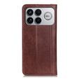 Split Leather Flip Case for Xiaomi Poco F8 Ultra