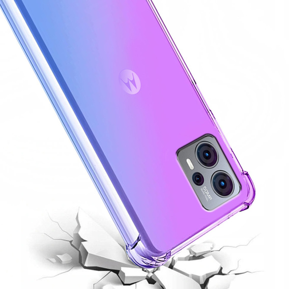 Case for Motorola Moto G23 / G13 4G, Gradient Dropproof, Purple / blue