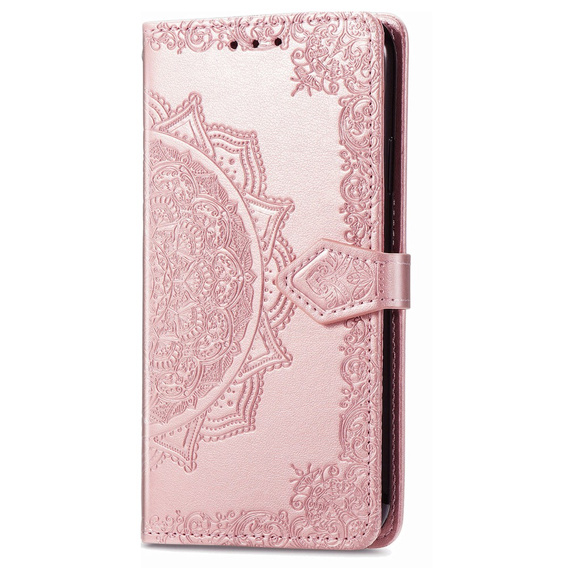 Flip case for Infinix Note 30 Pro 4G, Mandala, pink rose gold