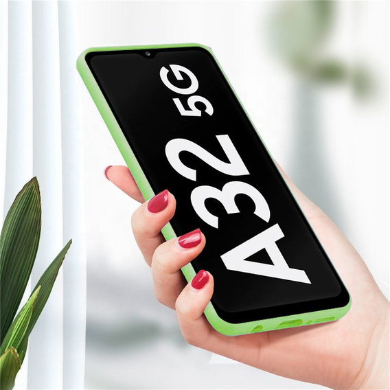 Case for Samsung Galaxy A32 5G, Silicone Lite, green