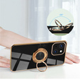 Case for iPhone 13, Electro Ring, black