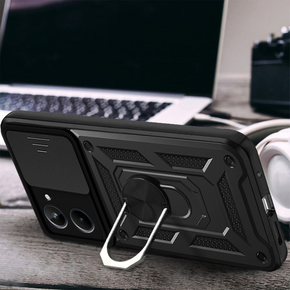Case for Realme 10 4G, CamShield Slide, black
