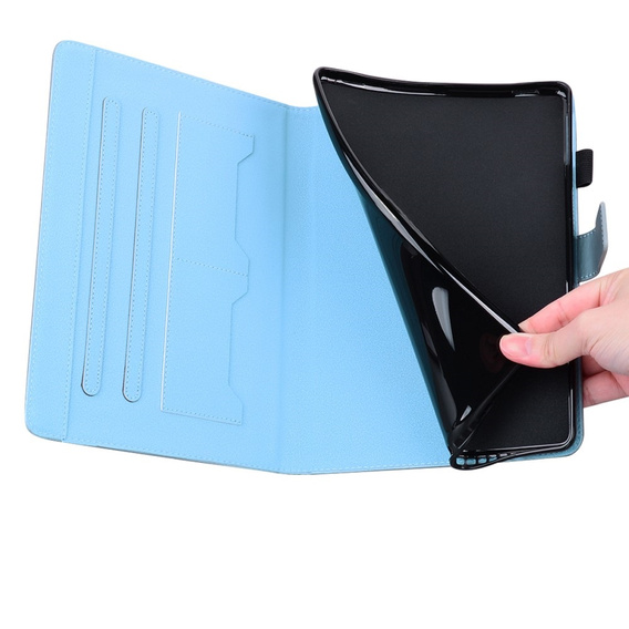 Case for Lenovo Tab M10 Plus 10.6 Gen 3, with flap, animal, blue