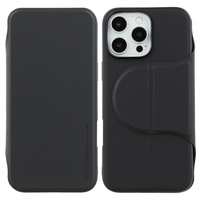 X-LEVEL Case for iPhone 16 Pro Max, Magnetic Card Holder, black