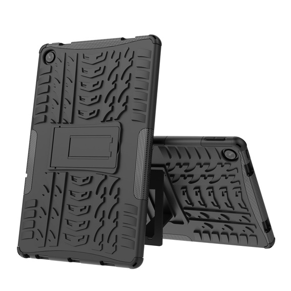 Case for Lenovo Tab M10 Plus 10.6 Gen 3 125F/128F, Tire Armor, black