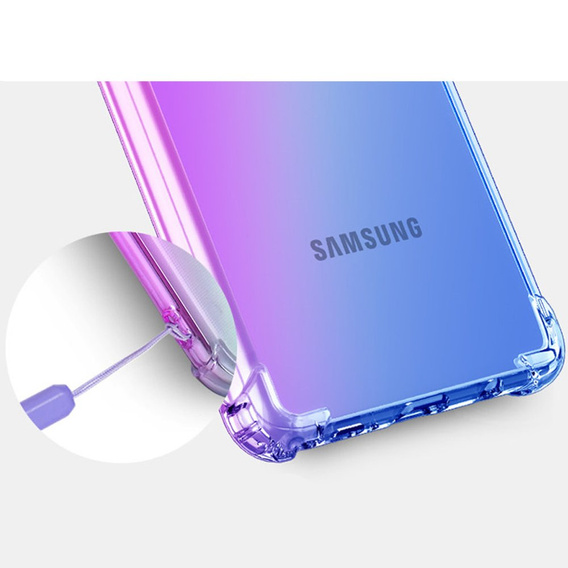 Case for Samsung Galaxy A22 5G, Gradient Dropproof, blue