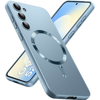Case for Samsung Galaxy S25 FE, ColorMag, for MagSafe, blue