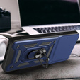 Case for Honor 400 Pro 5G, CamShield Slide, blue