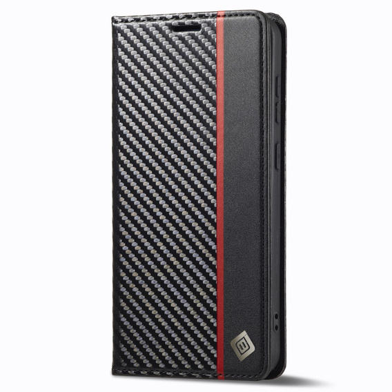 Flap case for Samsung Galaxy S24, Carbon LC.IMEEKE, black