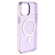 Case for iPhone 14, Dropproof MagSafe Glitter, purple