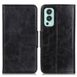 Flip case for OnePlus Nord 2 5G, Split Leather Wallet, black