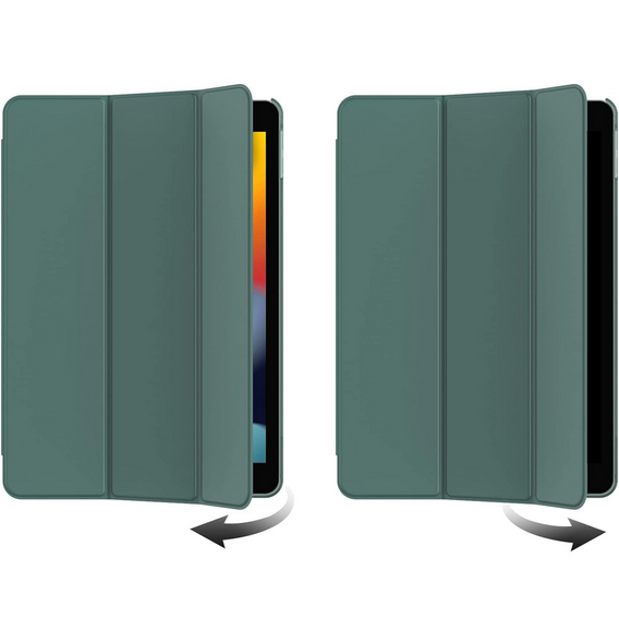 Case for iPad 7/8/9 10.2 2019/2020/2021, Smartcase, dark green