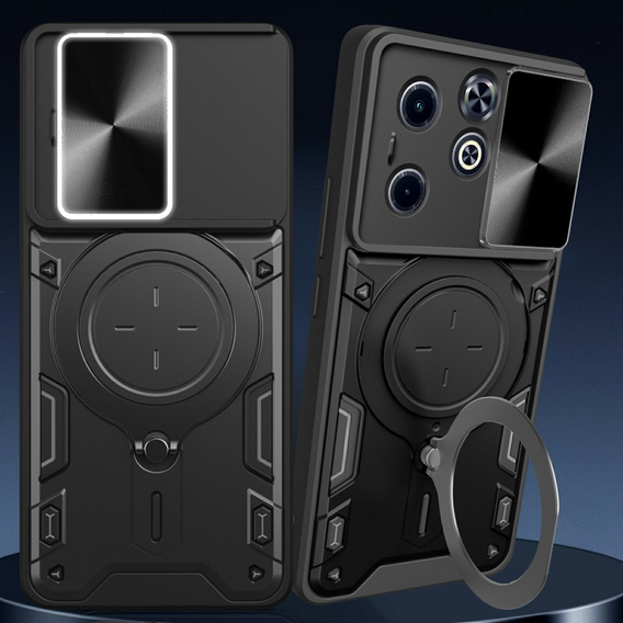 Armor case for Infinix Hot 40i, CamShield Slide, black