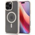 Spigen MagSafe Case for iPhone 16 Pro Max, Ultra Hybrid, transparent / titanium + 9H Tempered Glass