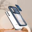 Case for Samsung Galaxy A34 5G, Slide Camera, blue