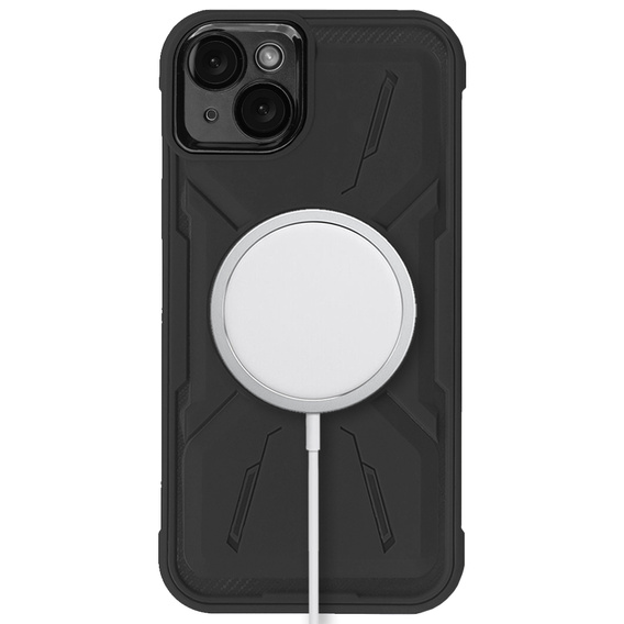 Case for iPhone 15, ERBORD Armor Mag, black