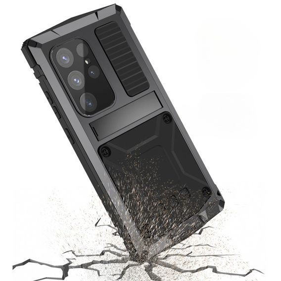 Armored case for Samsung Galaxy S25 Ultra, R-JUST, black