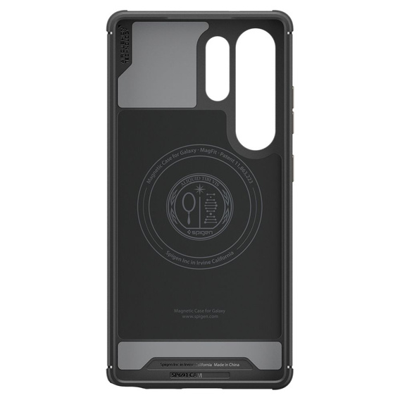 The Spigen Case for Samsung Galaxy S25 Ultra, Core Armor MagSafe, black + 9H Tempered Glass