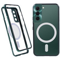 Magnetic Dual Glass MagSafe case for Samsung Galaxy S21+ Plus, green