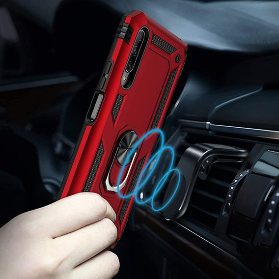 Armor Case for Huawei P Smart Pro, Nox Case Ring, red