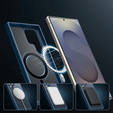 Case for Samsung Galaxy S25 Ultra, for MagSafe, ERBORD Matt Case, blue + Screen Glass