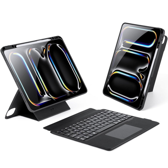 Keyboard case for Apple iPad Pro 13" 7th gen 2024, Dux Ducis DK Series, black