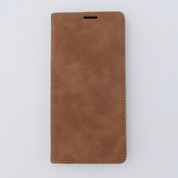 Case for Xiaomi Redmi Note 12S, ERBORD Vintage, wallet with flap, brown