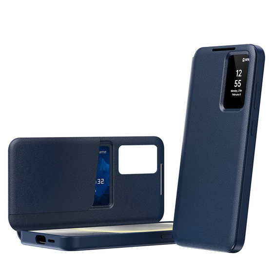 Smart View Wallet case for Samsung Galaxy S26, blue
